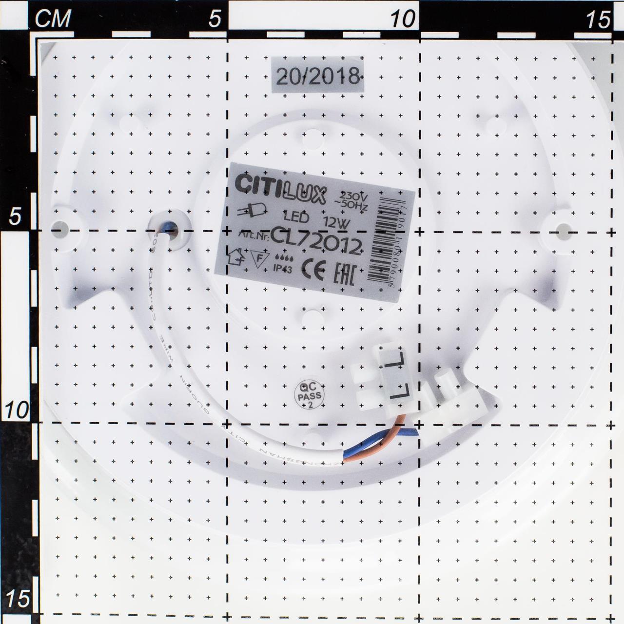 Потолочный светодиодный светильник Citilux Дюна CL72012