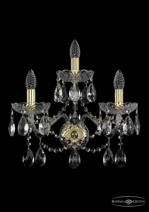 Настенное бра Bohemia 1413 1413B/2+1/200/XL/G