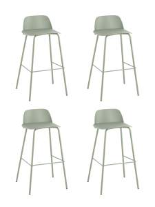 Комплект стульев Stool Group Mist 8063T 75 greyish green 70077 X4