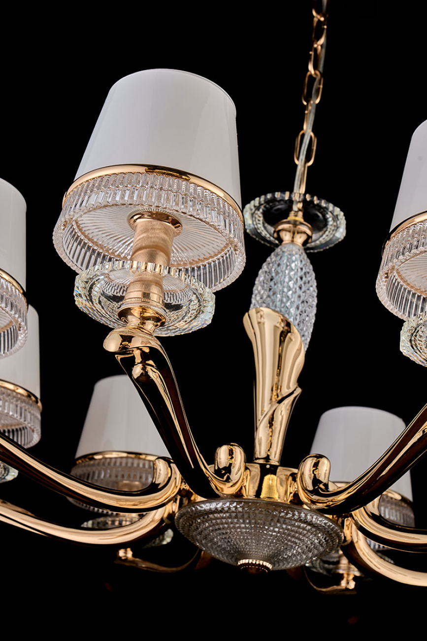 Подвесная люстра LEON Ester LE7914/8 GD