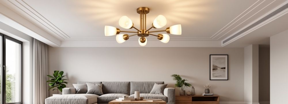 Потолочные люстры: особенности, сферы применения, ограничения