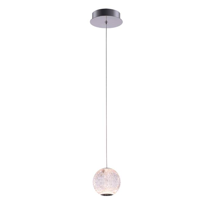 Светильник подвесной Delight Collection Elliot Diamante MD20001012-1A chrome Светильник подвесной Delight Collection Elliot Diamante MD20001012-1A chrome