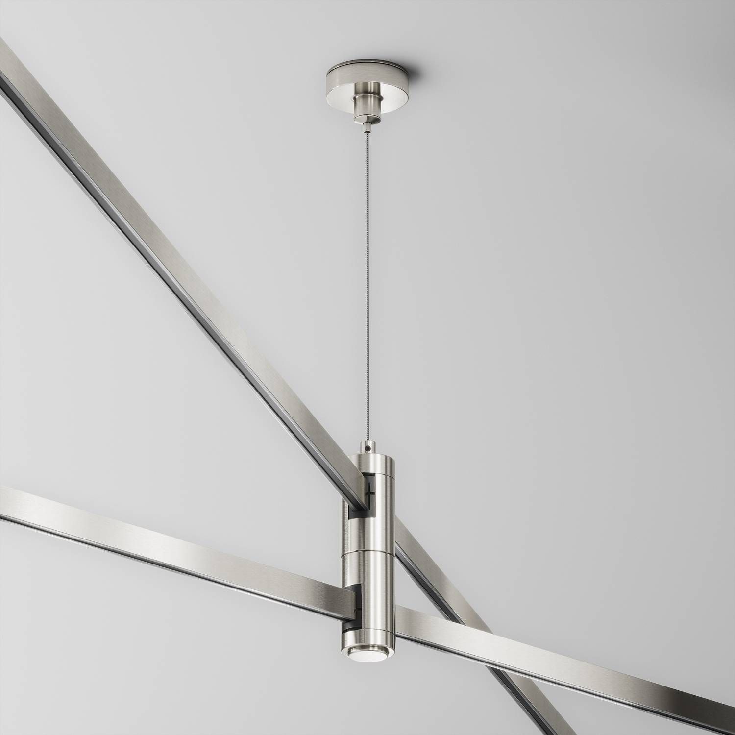 Подвес тросовый Hang двойной Maytoni Accessories for tracks Flarity TRA157SW-D1-PT