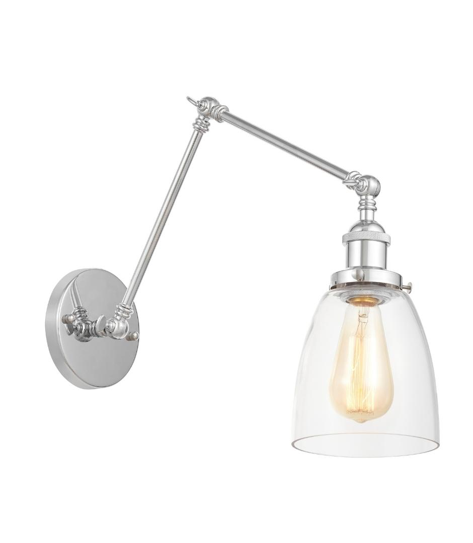 Настенное бра Lumina Deco LDW 6800-2 CHR+PR Настенное бра Lumina Deco LDW 6800-2 CHR+PR