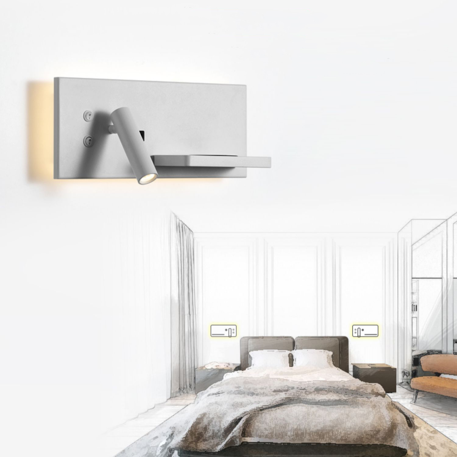 Настенный светильник ImperiumLoft Genius01 227209-23