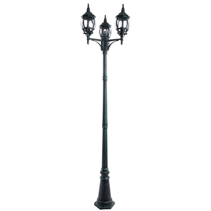 Столб фонарный уличный Arte Lamp ATLANTA A1047PA-3BG