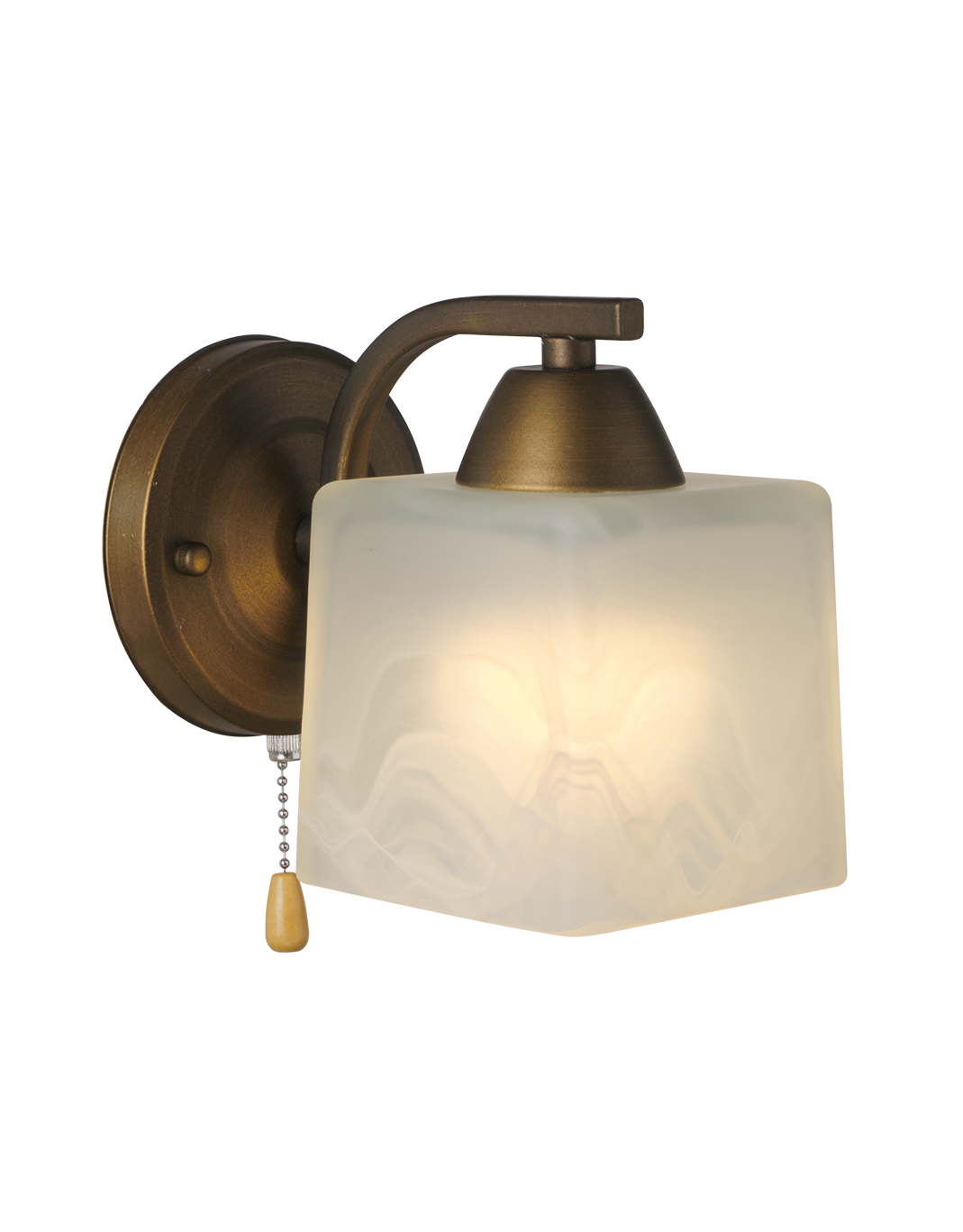 Настенное бра Мелодия Света Cube P9484-1W AB 000022896