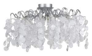 Потолочная люстра Crystal Lux Tenerife TENERIFE PL8 SILVER