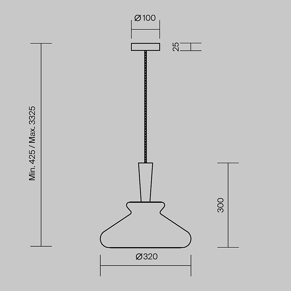Светильник подвесной Maytoni Toys MOD405PL-01W