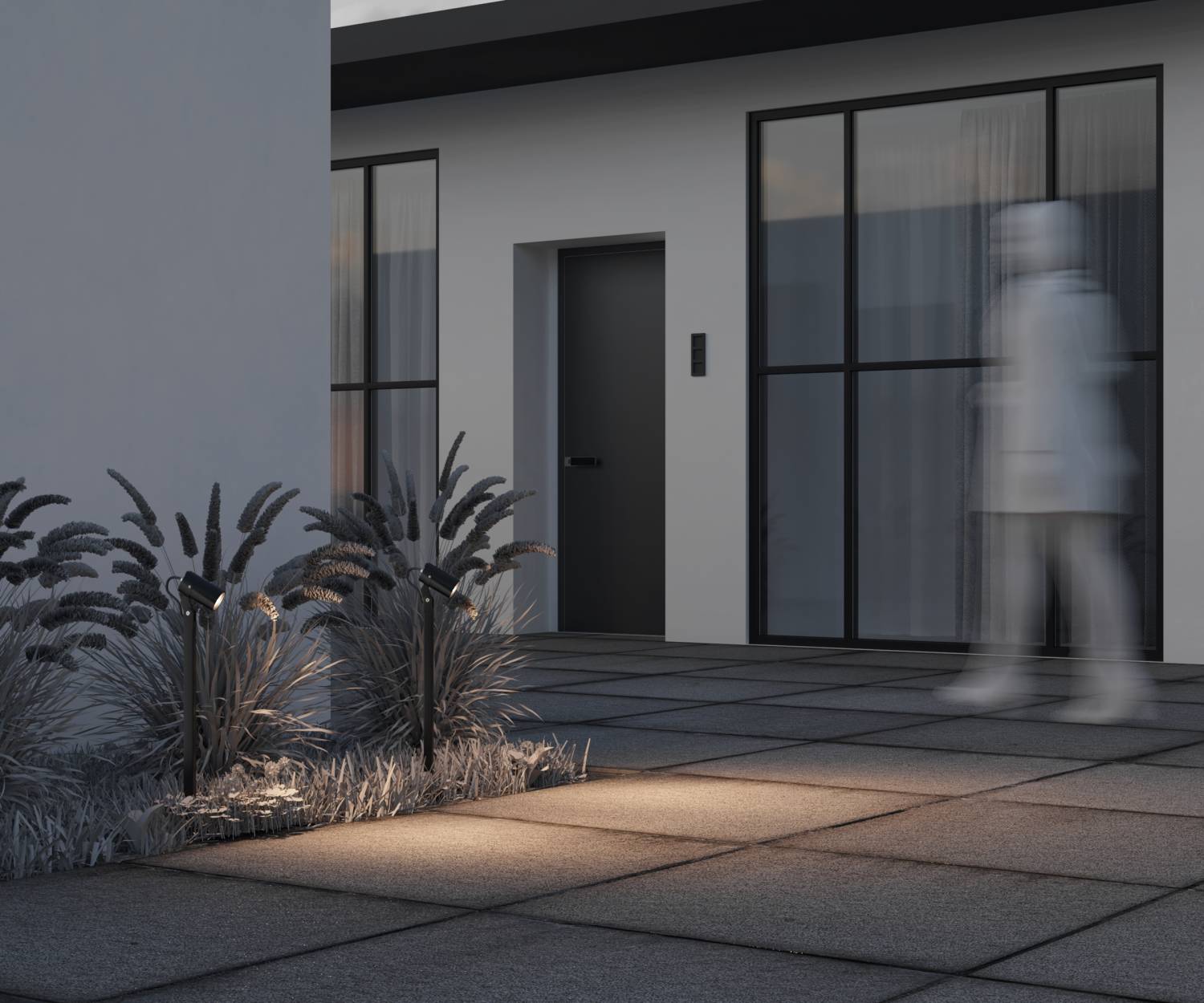 Уличный наземный светильник Maytoni Scope O025FL-01B1