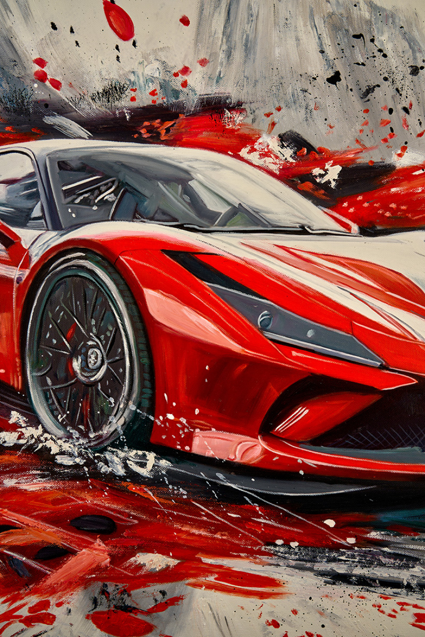 Картина настенная Teona Decor Ferrari TD134