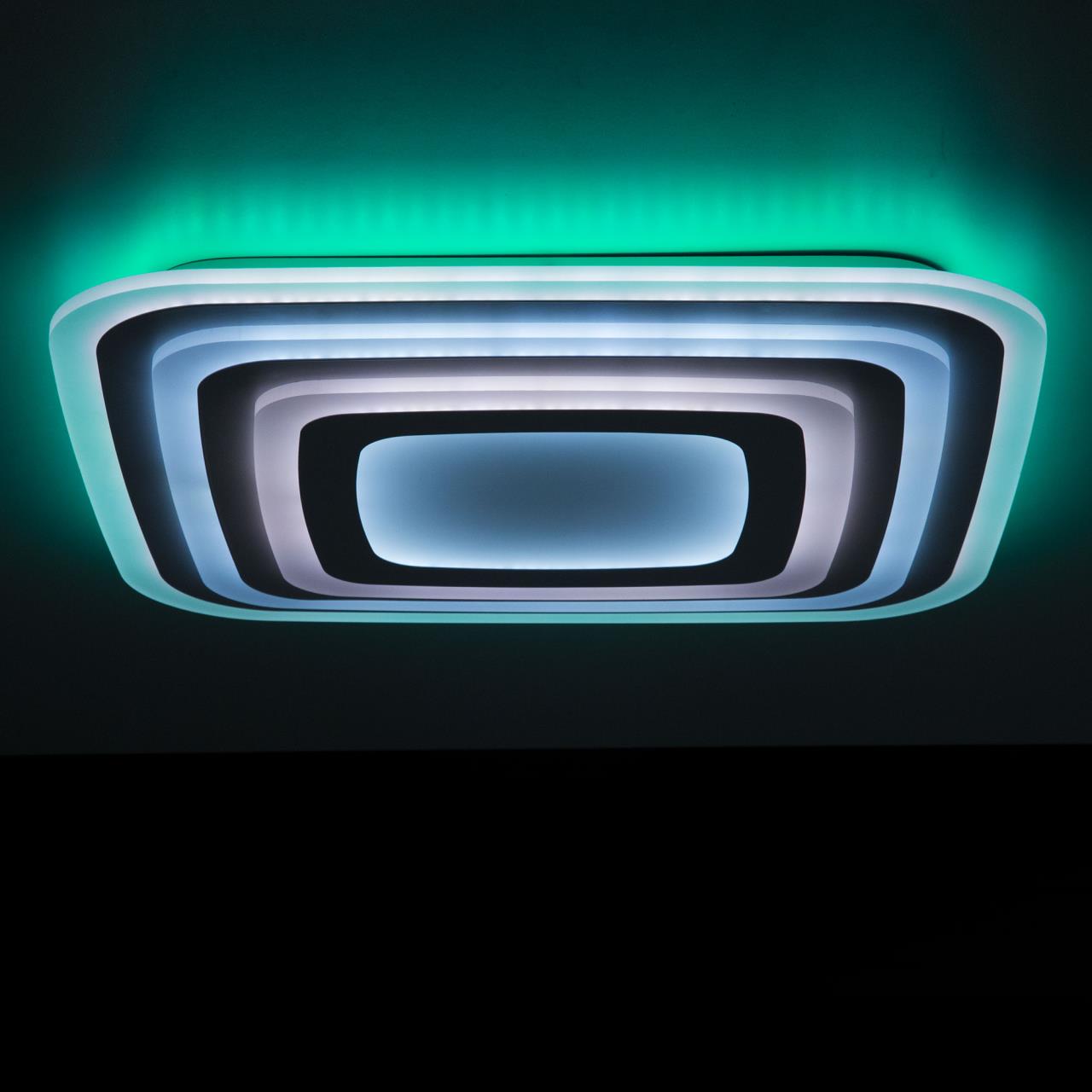 Потолочная люстра с пультом Триест Citilux CL737100RGB