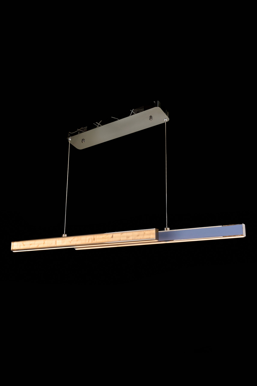 Светильник подвесной LEON Christine LE7702/1200L Black Chrome