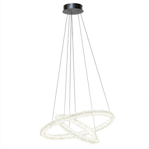 Подвесная люстра AM Group OVALE CH D600+400