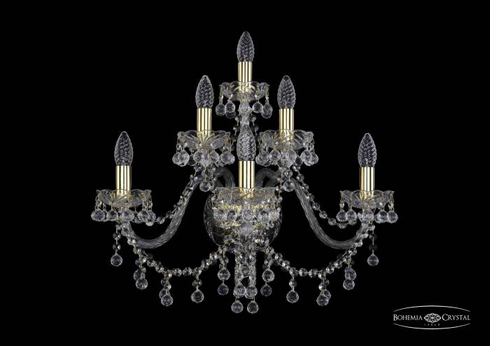 Настенное бра Bohemia 1409 1409B/3+2+1/240/G