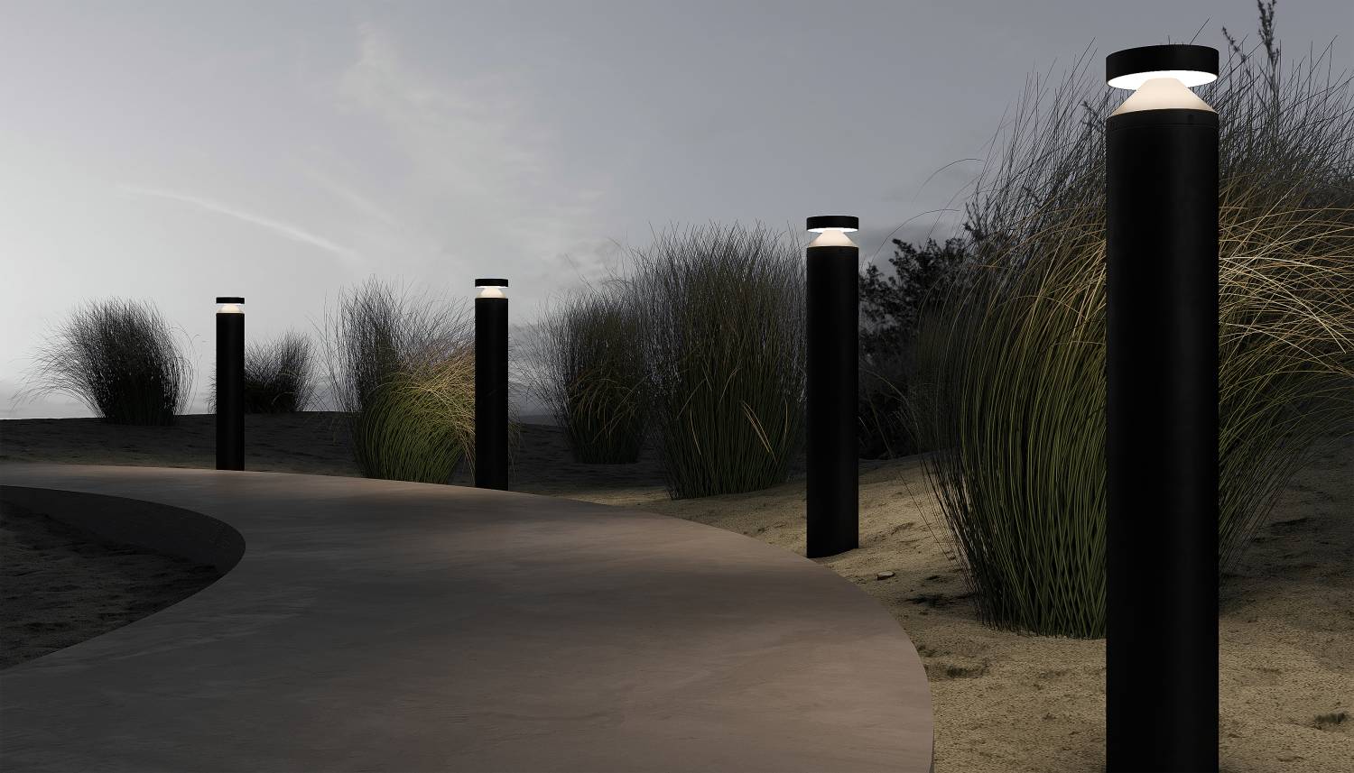 Уличный наземный светильник Maytoni Olten O591FL-L12GF3K1