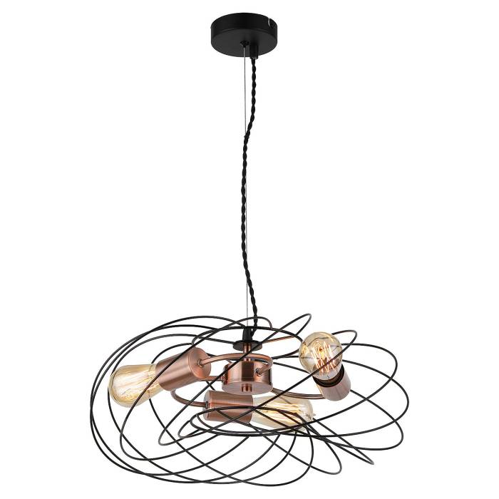 Подвесная люстра Lussole LOFT Brooks LSP-8246 Подвесная люстра Lussole LOFT Brooks LSP-8246