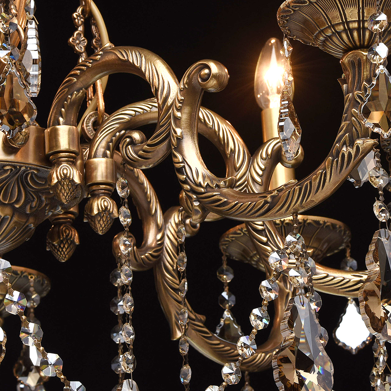 Подвесная хрустальная люстра Габриэль Chiaro 491010808