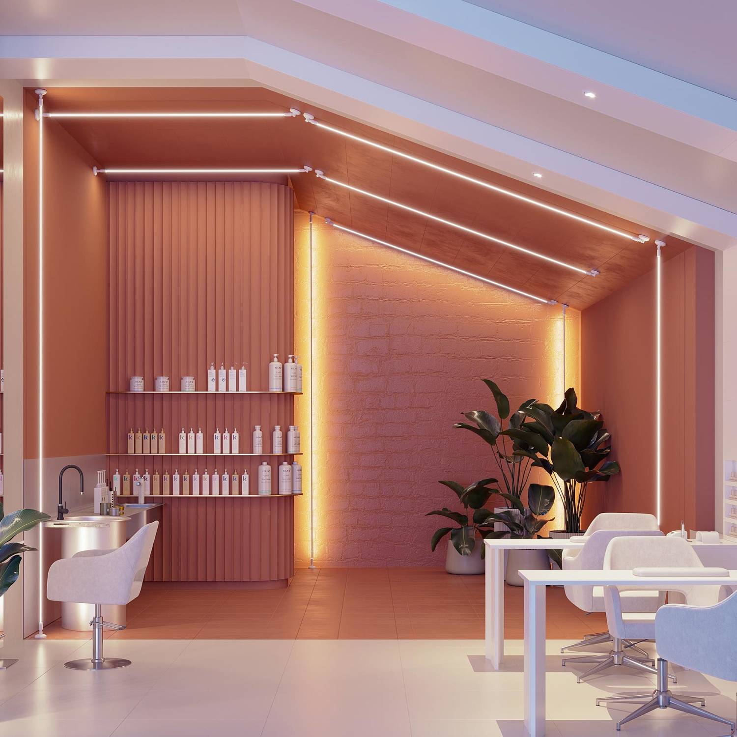 Система креплений STINGRAY-R2 белого цвета длиной 10000 мм для светодиодной ленты Arlight Stingray 050698