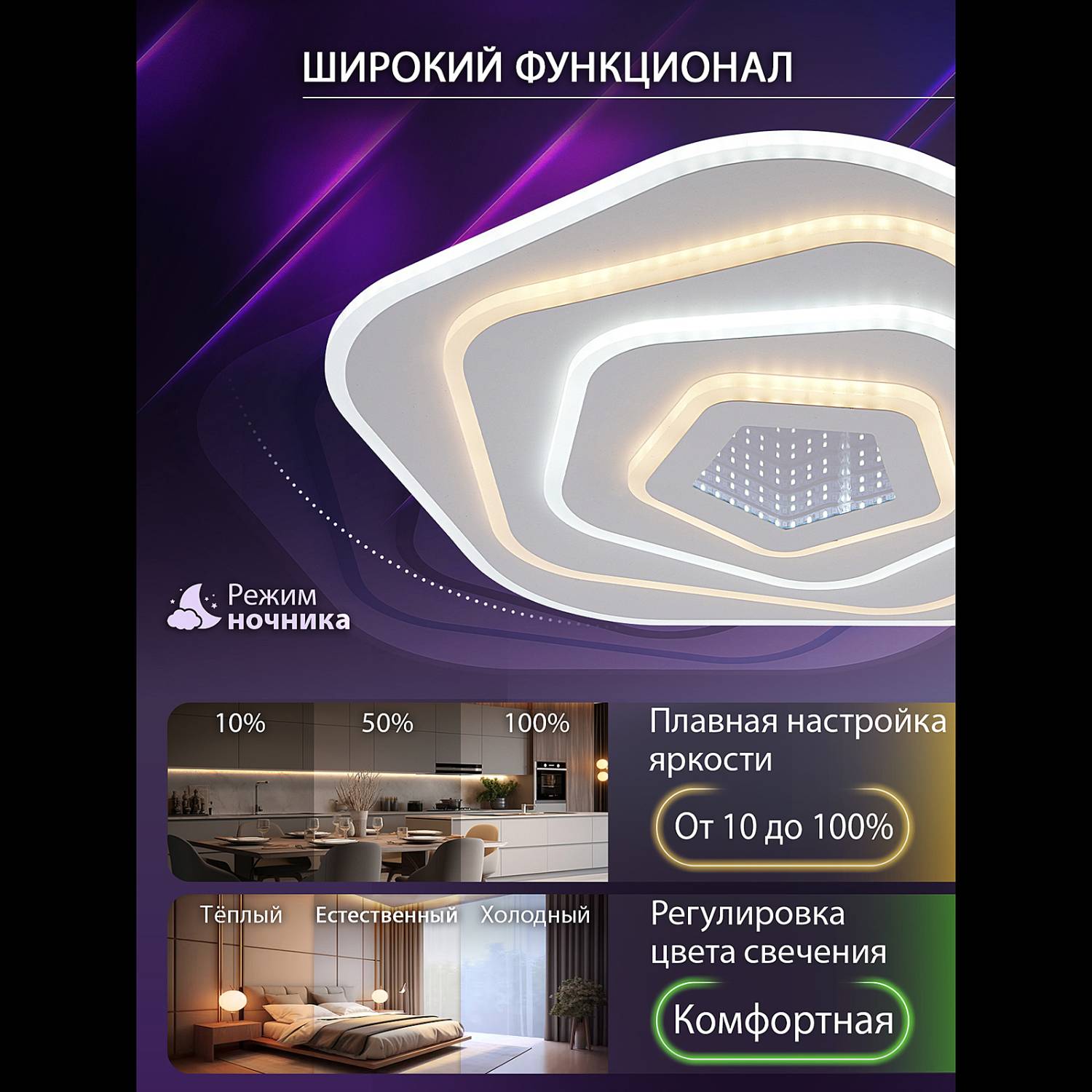 Потолочная люстра Natali Kovaltseva Palace LED LAMPS 81111/4C