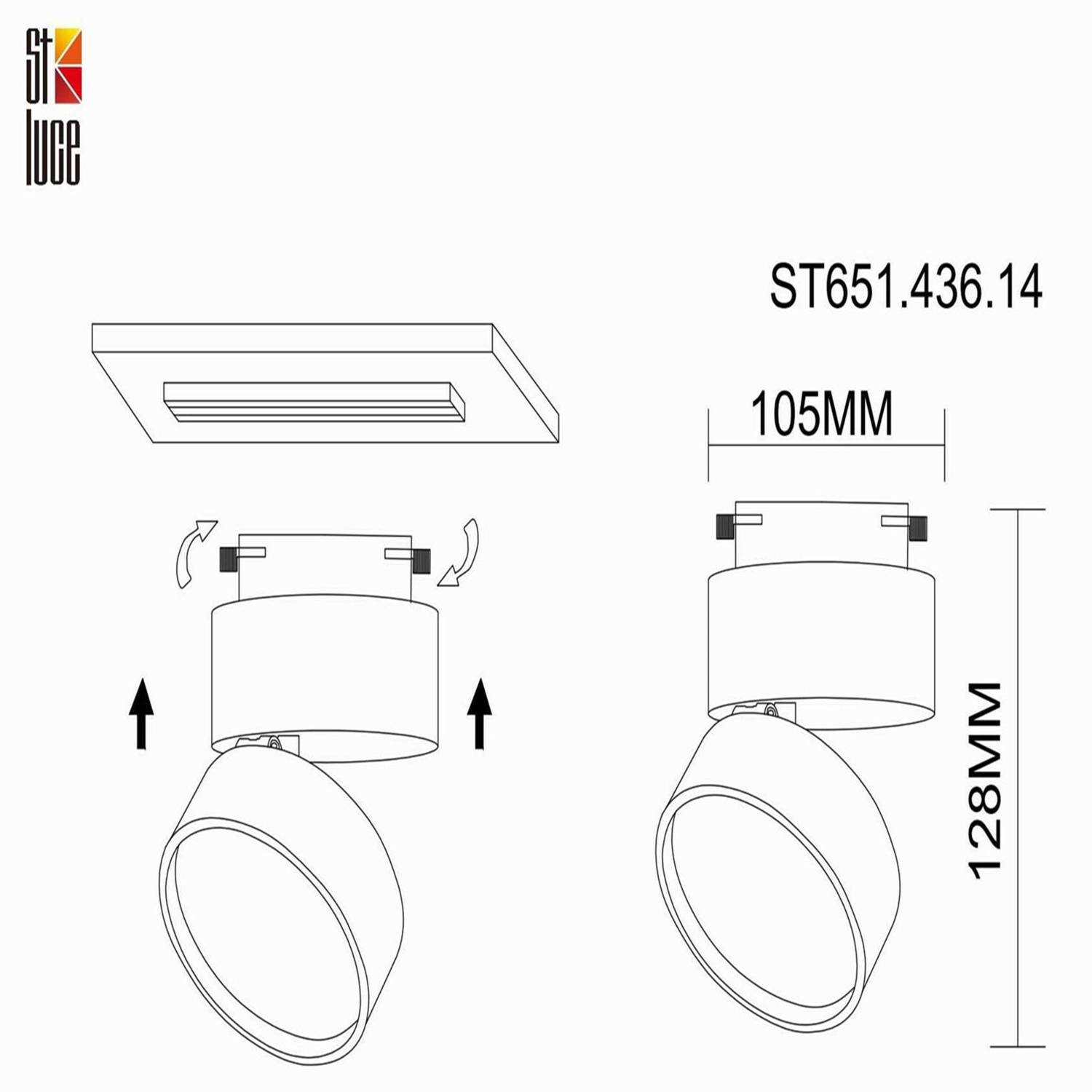 Трековый светильник ST Luce ST651 ST651.436.14 Трековый светильник ST Luce ST651 ST651.436.14