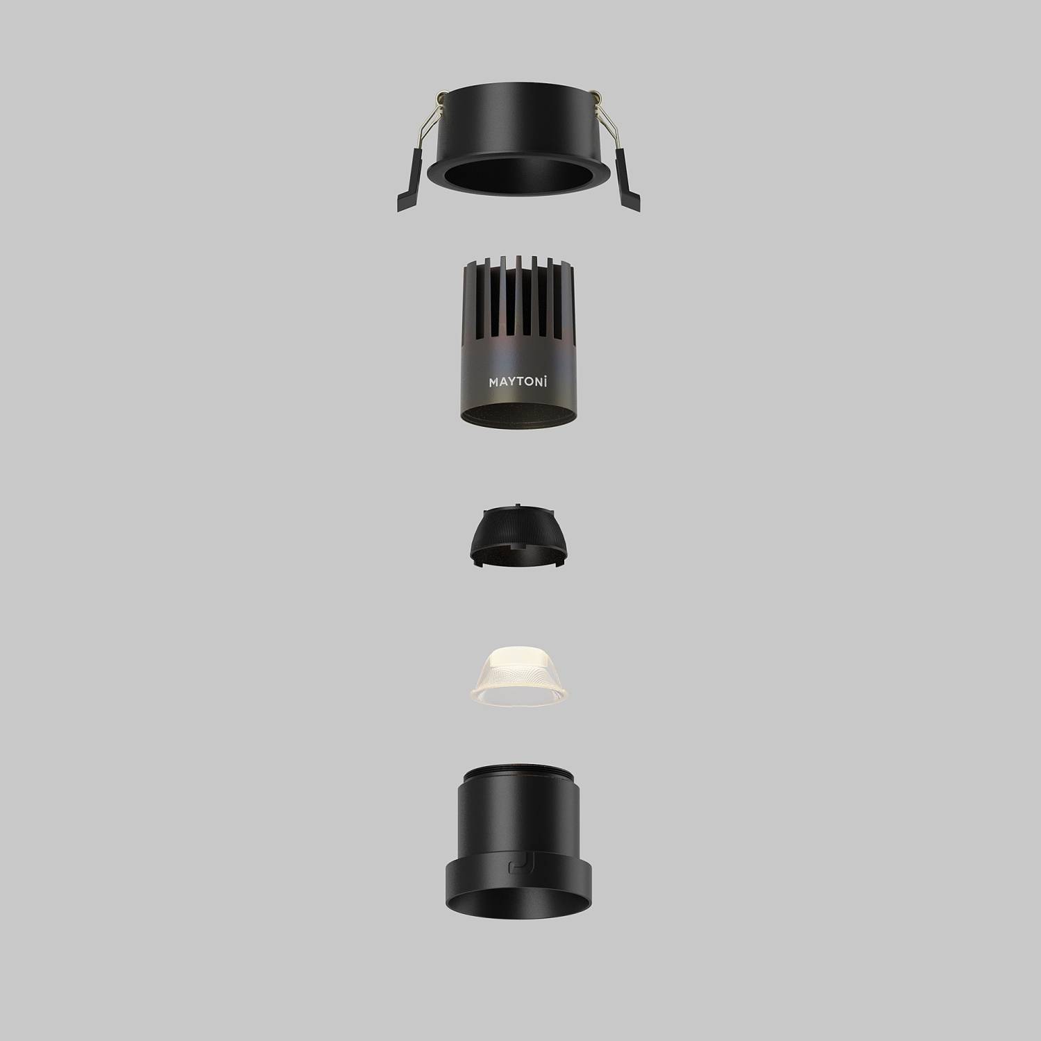 Встраиваемый светильник Maytoni Dip DL116-10W-3K-B