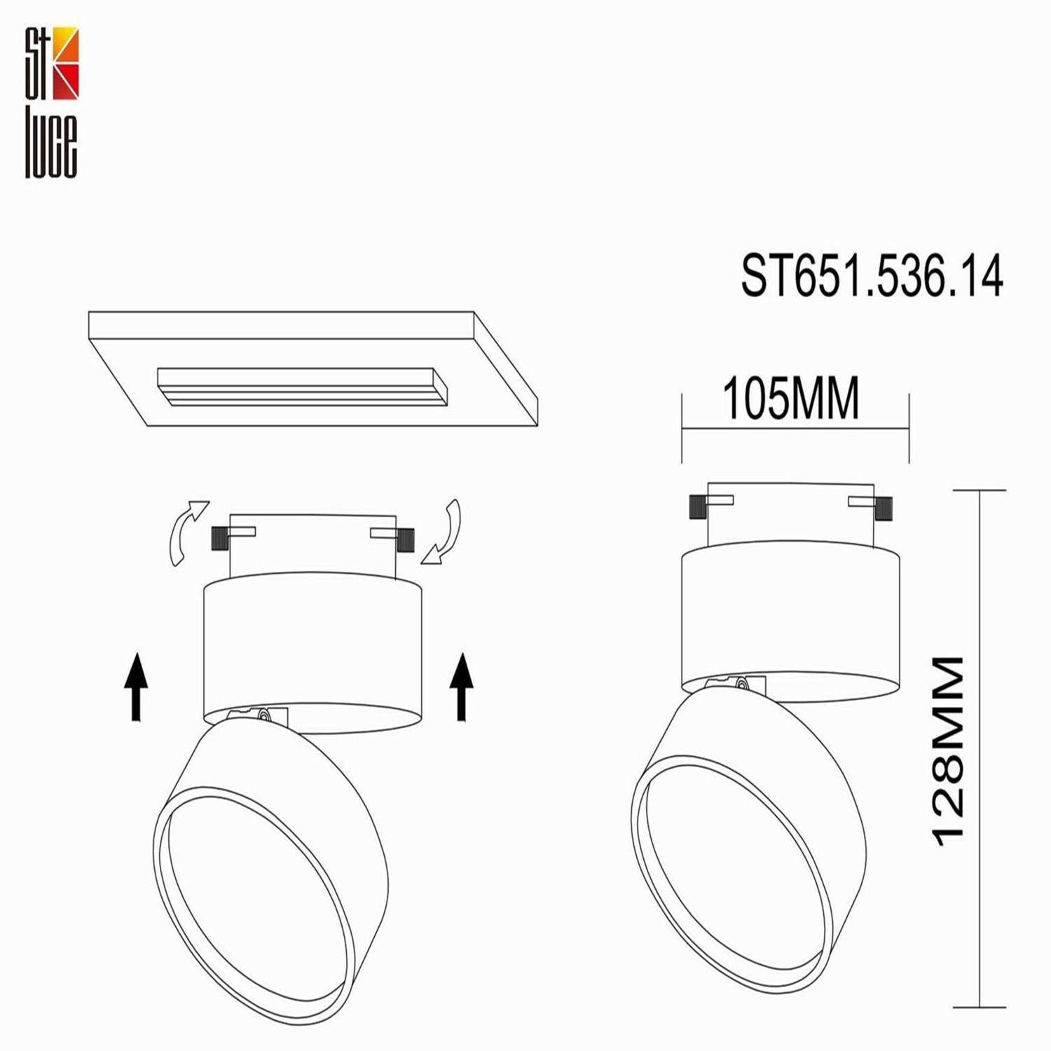 Трековый светильник ST Luce ST651 ST651.536.14 Трековый светильник ST Luce ST651 ST651.536.14