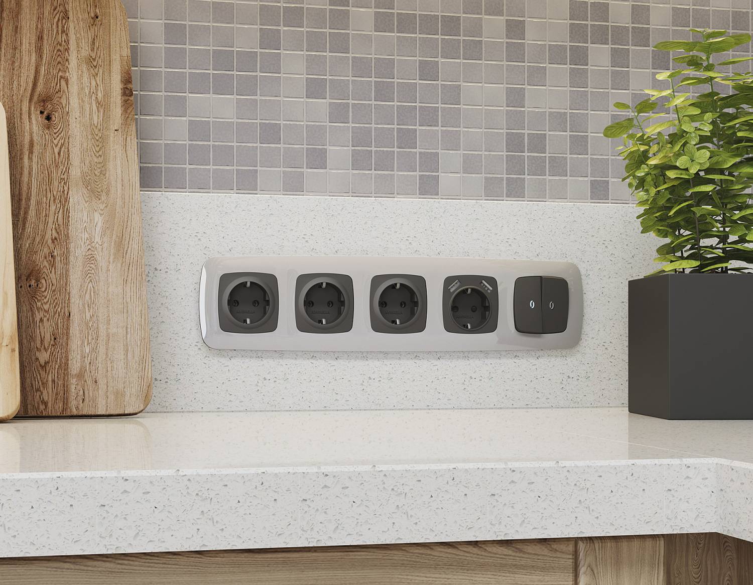 Накладка на механизм Ambrella Volt OMEGA OP9060