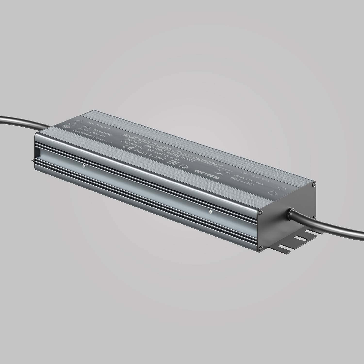 Блок питания Maytoni Power Supply Magnetic PSL008-200W-48V-IP67 Блок питания Maytoni Power Supply Magnetic PSL008-200W-48V-IP67