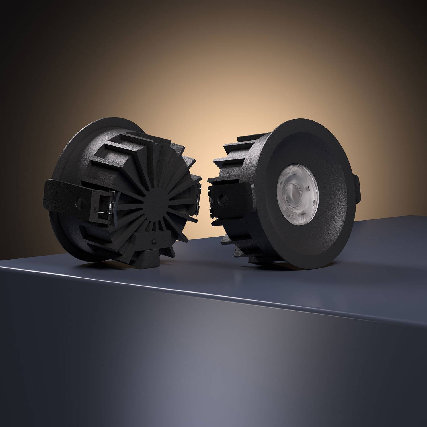 Встраиваемый светильник Elektrostandard Combi 25068/LED 15W 4000K черный