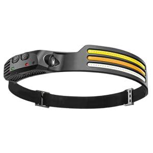 Фонарь налобный Feron LED chips: main lamp COB + auxiliary light SMD3030Working time: 2-3 hours Charging time: 5 hoursCharging voltage/current: 5V /0.5AType-c chargingBattery: 1 *18650, 1200 mah (built-in battery))Material: TPU+ABS+PCLumen: main lamp: whi