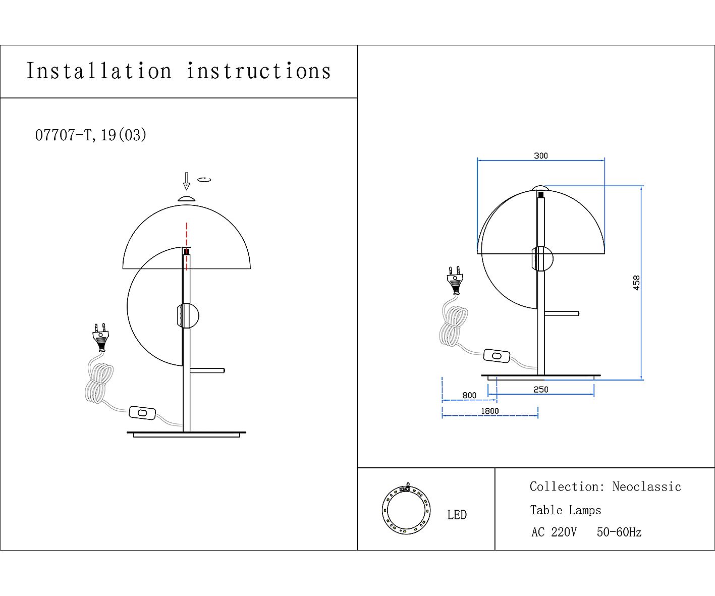 Настольная лампа KINK Light Локси 07707-T,19(03)