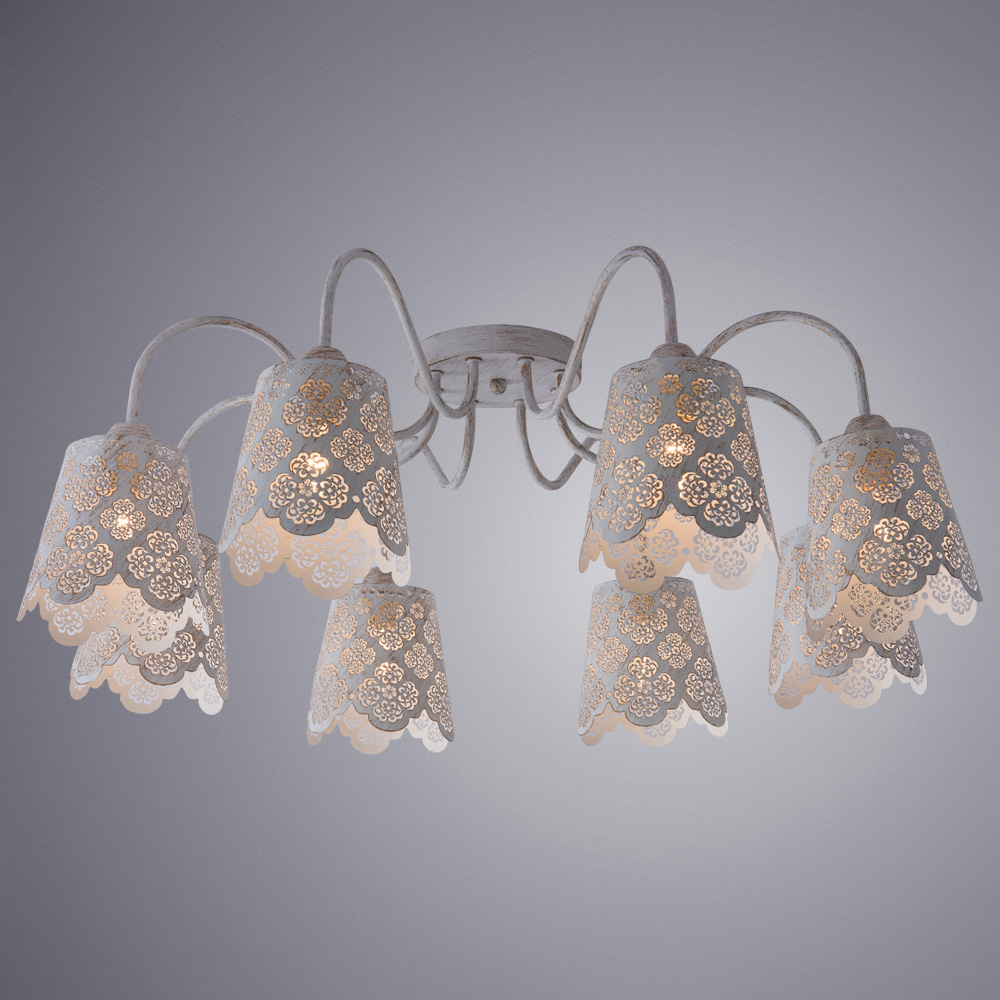 Потолочная люстра Arte Lamp Julia A2032PL-8WG