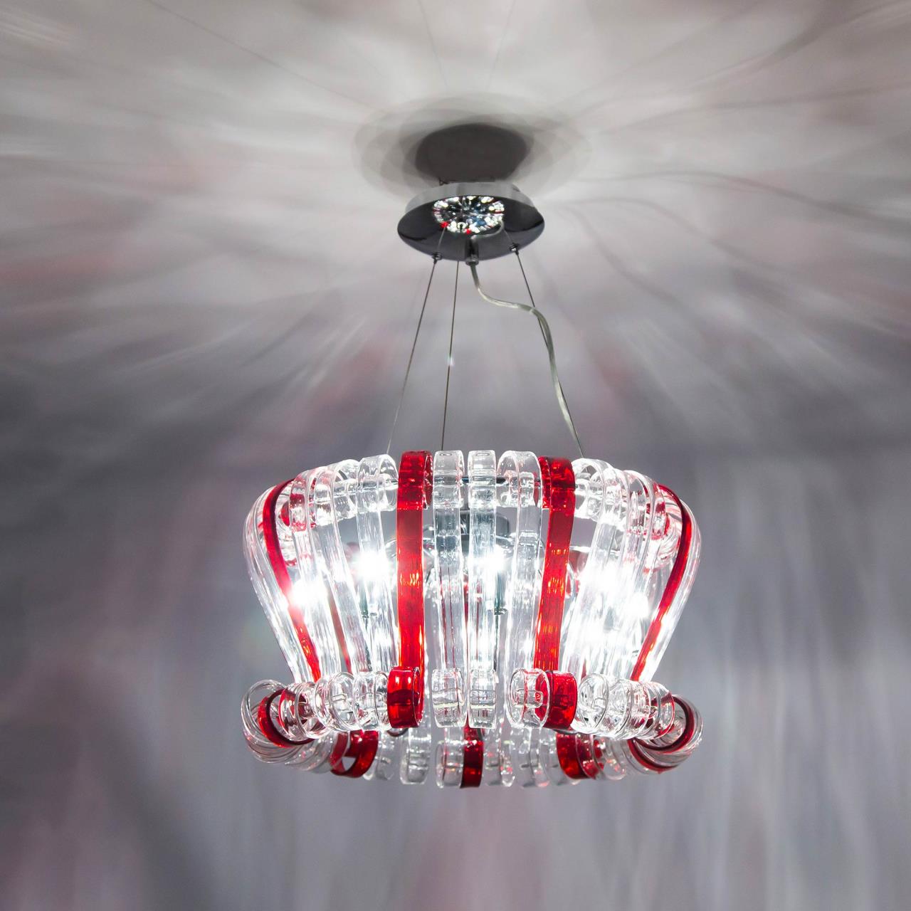 Подвесная хрустальная люстра Volution Citilux EL326P09.2