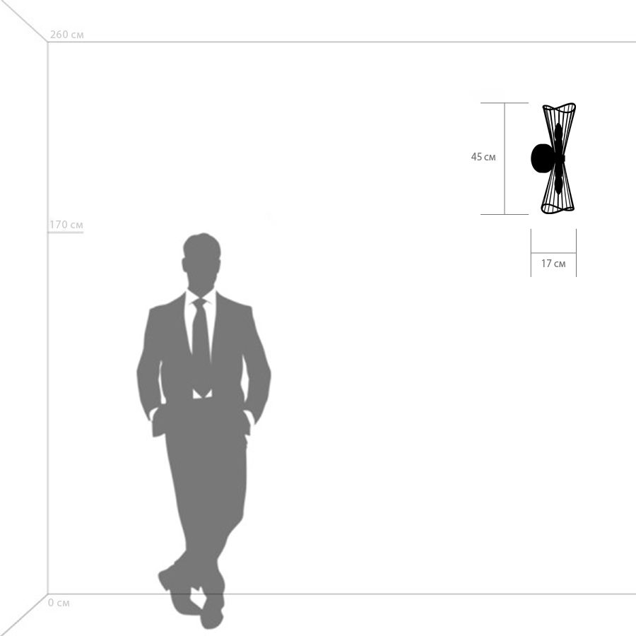 Настенное бра Lightstar Zeta 728623