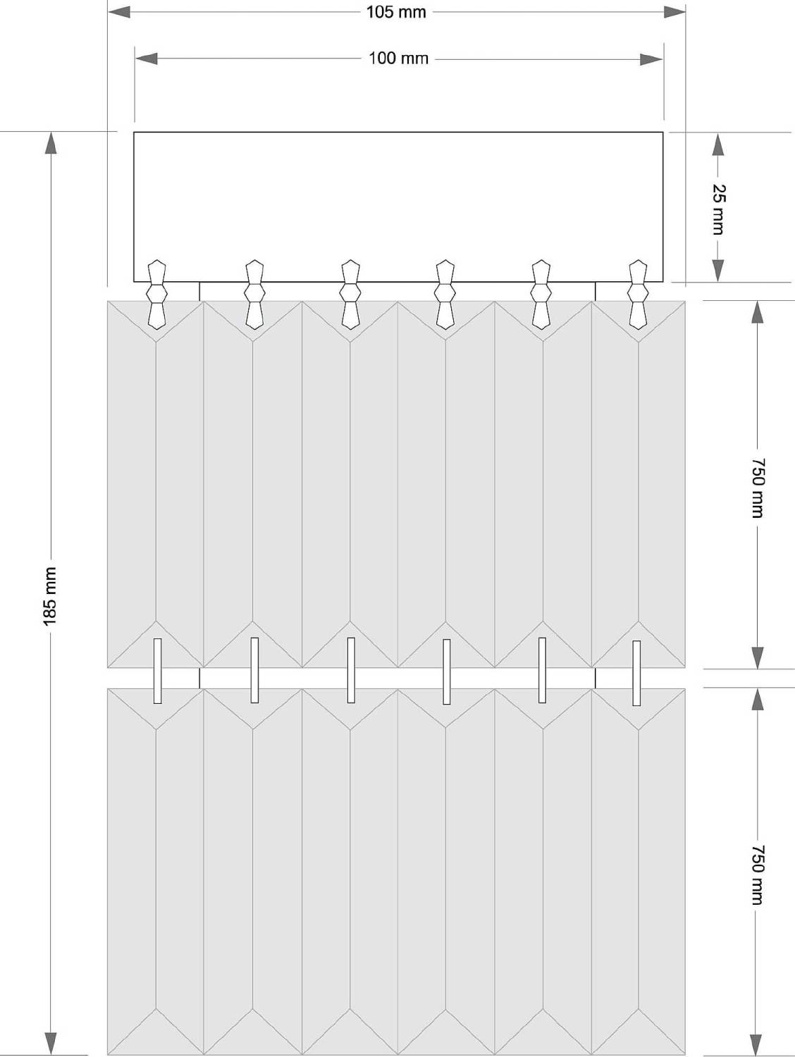 Светильник потолочный Kutek Ellini ELL-OCZ-1(N)105/II