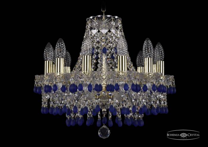 Подвесная хрустальная люстра 1410 Bohemia 1410/12/141 G V3001
