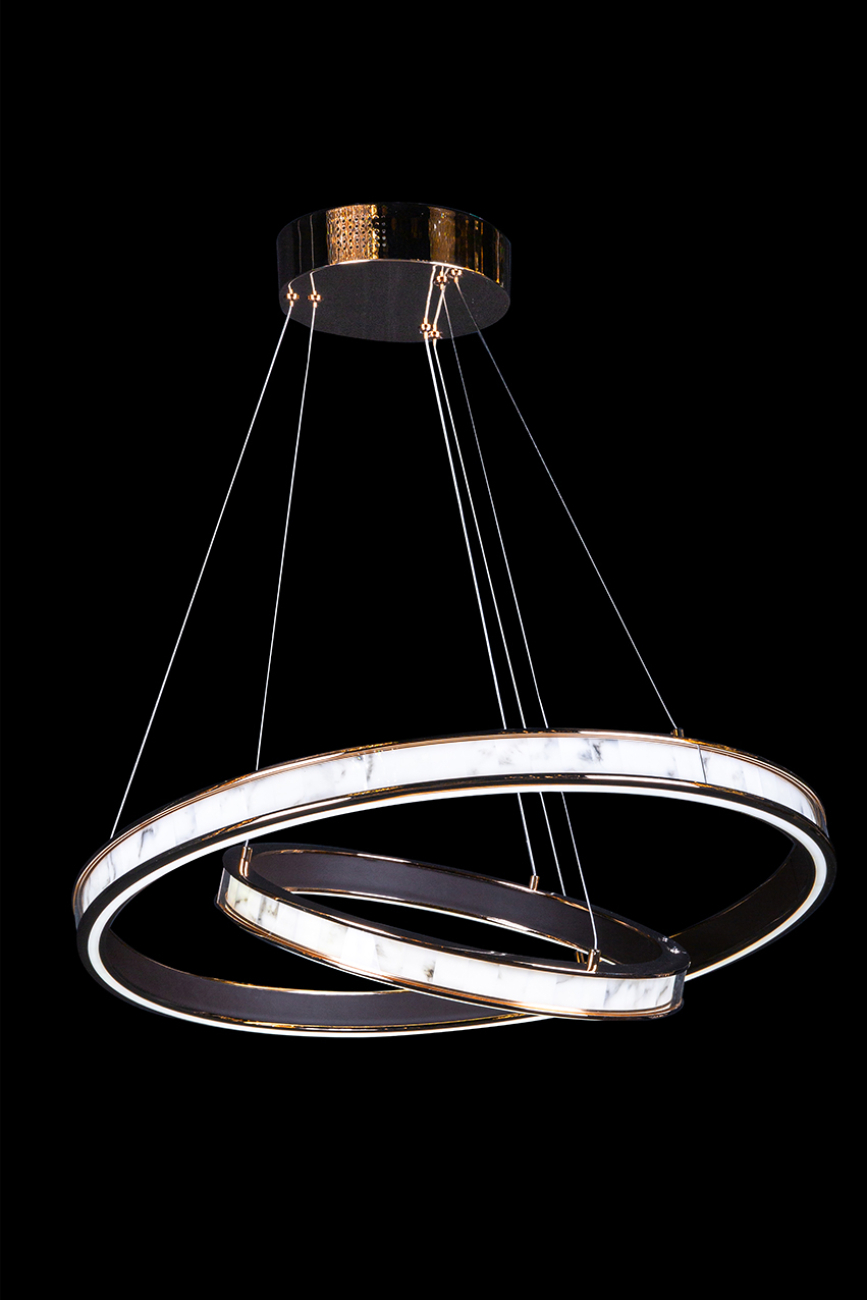 Подвесная люстра LEON Christine LE7702/800-2K Gold