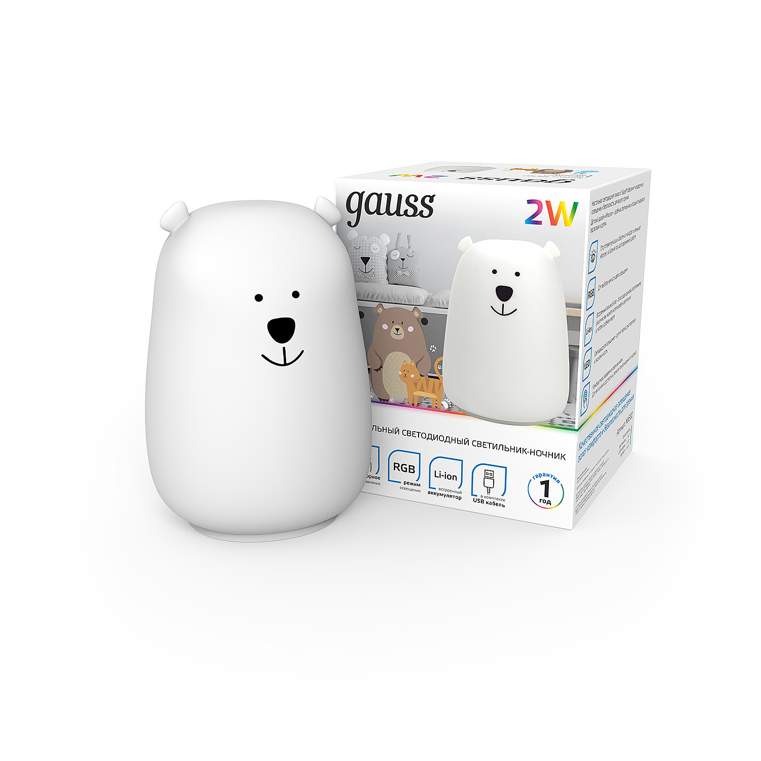 Детский ночник Gauss NN302