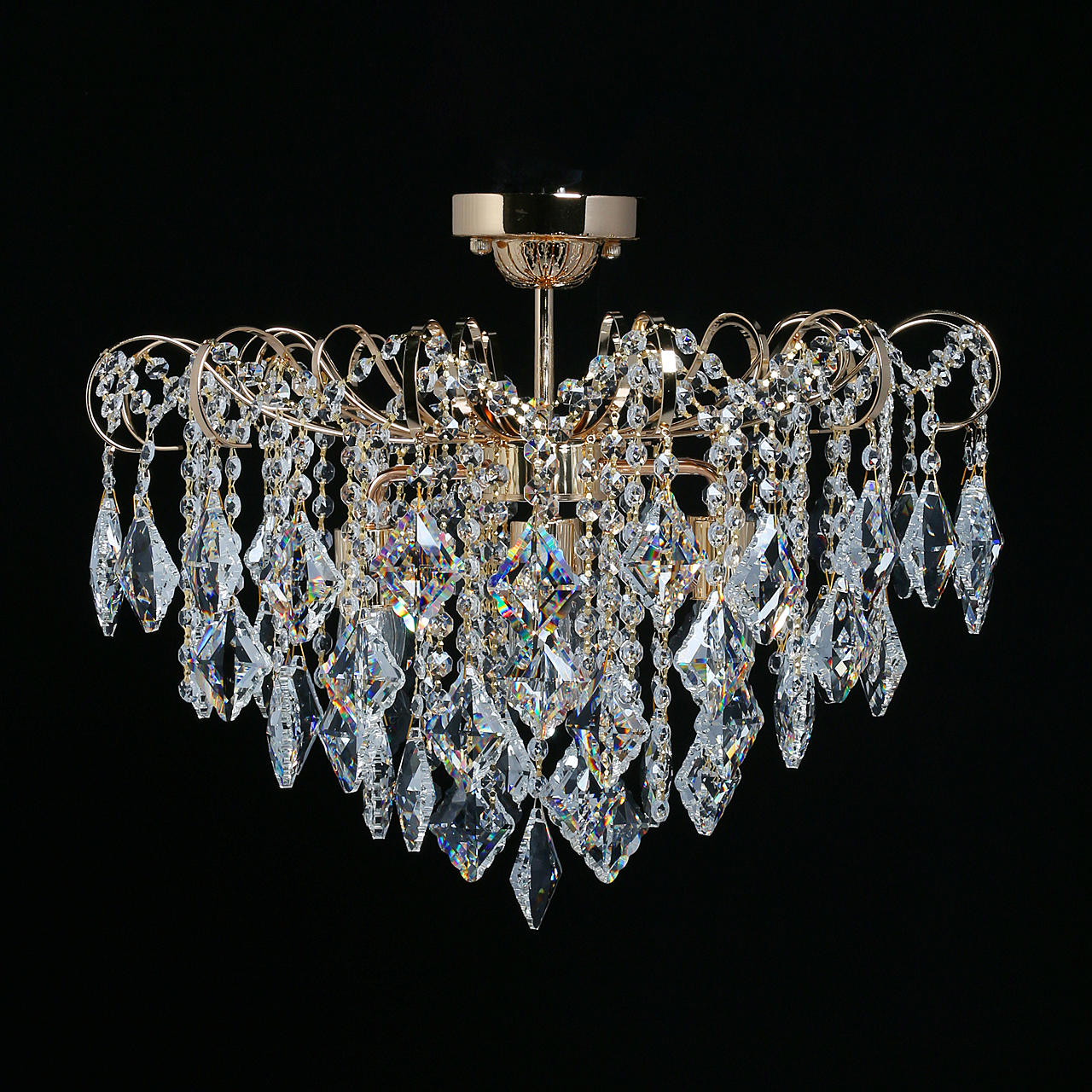 Потолочная хрустальная люстра De Markt Бриз 464019406