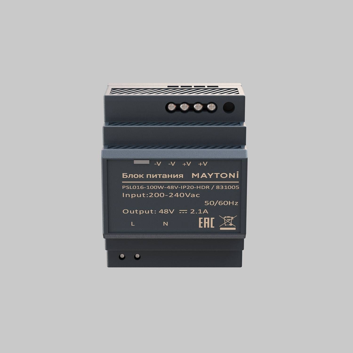 Блок питания PSL016 48В 100Вт IP20 Maytoni Блоки питания 48В 831005