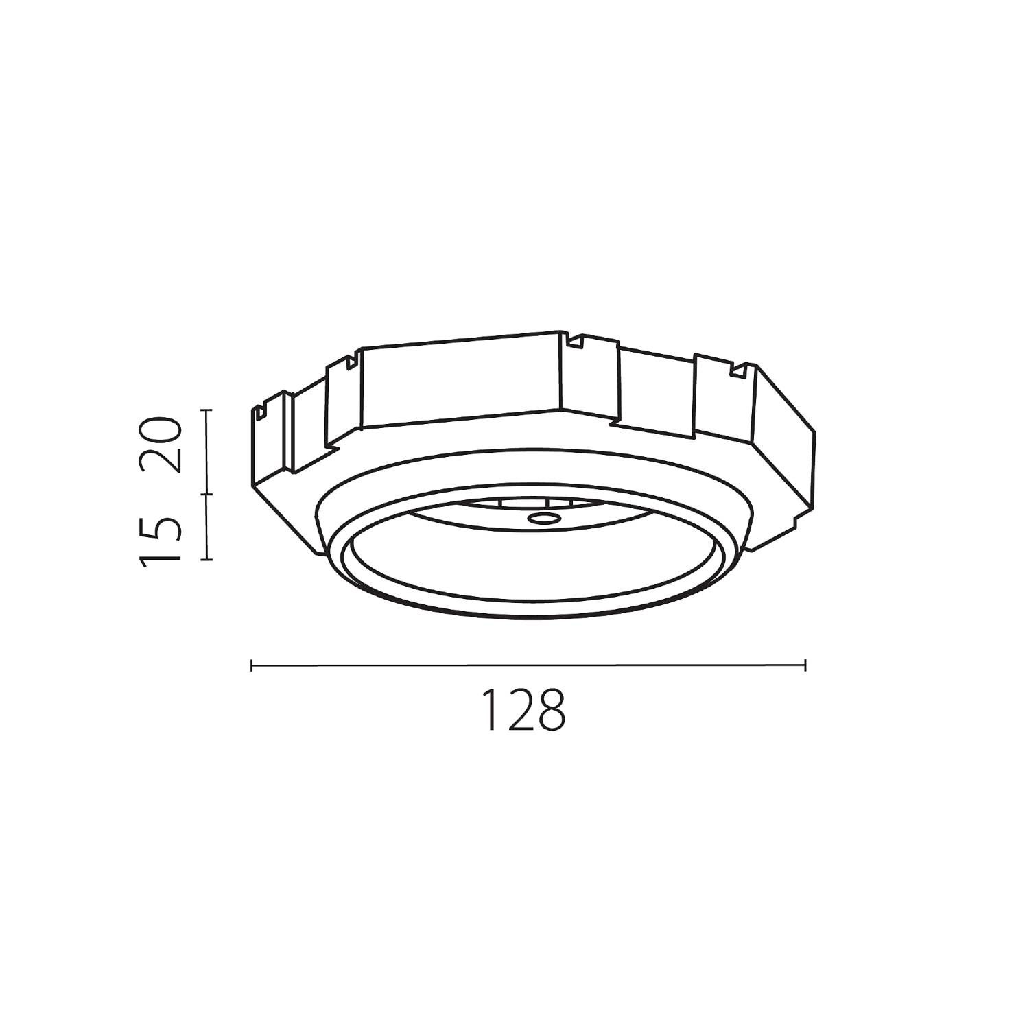Встраиваемый светильник Lightstar Tensio 212100