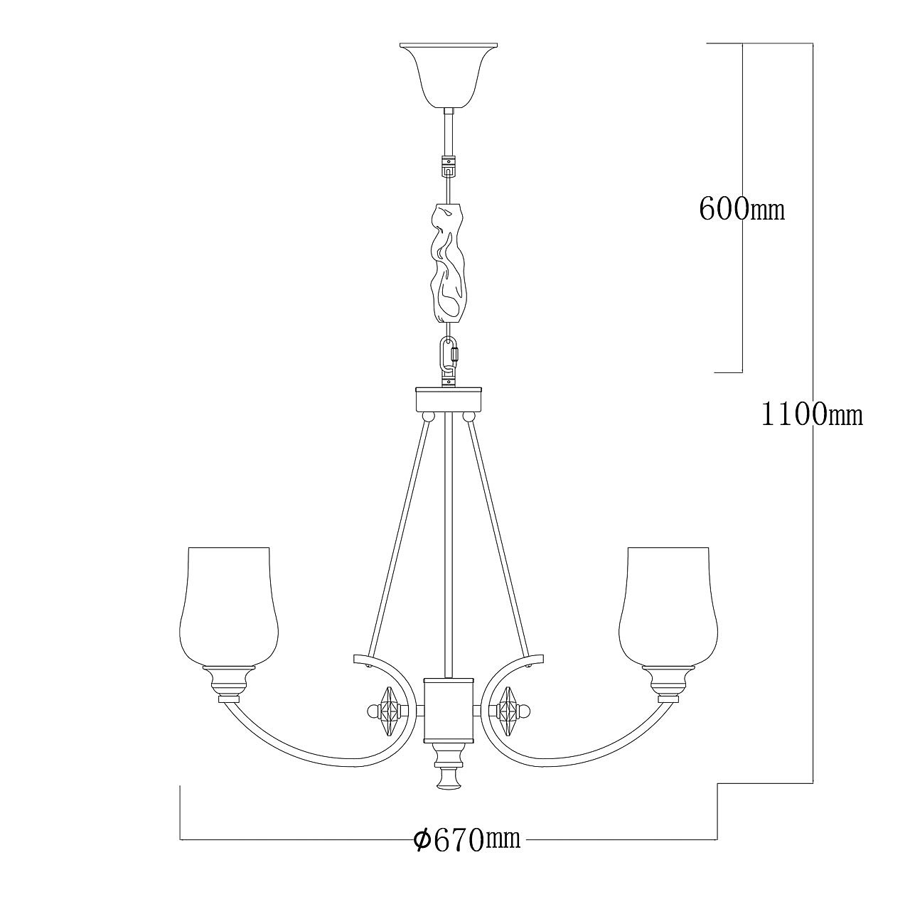 Подвесная люстра MW Light Палермо 386017706
