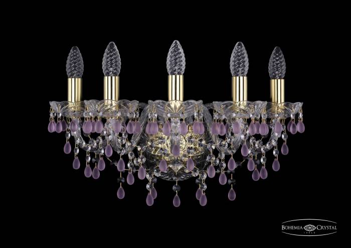 Настенное бра Bohemia 1410 1410B/5/160/G/V7010