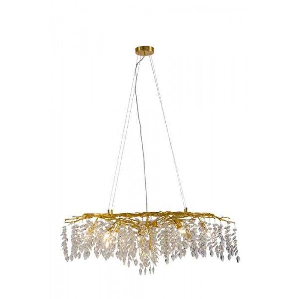 Подвесная люстра AM Group Leaf fall LEAF FALL L1200 GOLD Подвесная люстра AM Group Leaf fall LEAF FALL L1200 GOLD