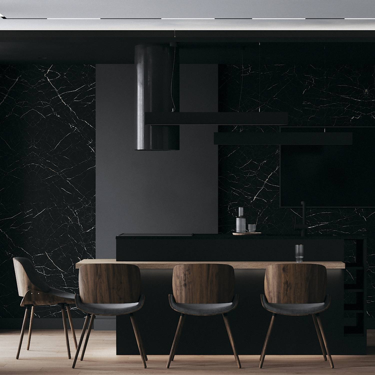 Светильник подвесной Maytoni Vinder P051PL-L40B4K