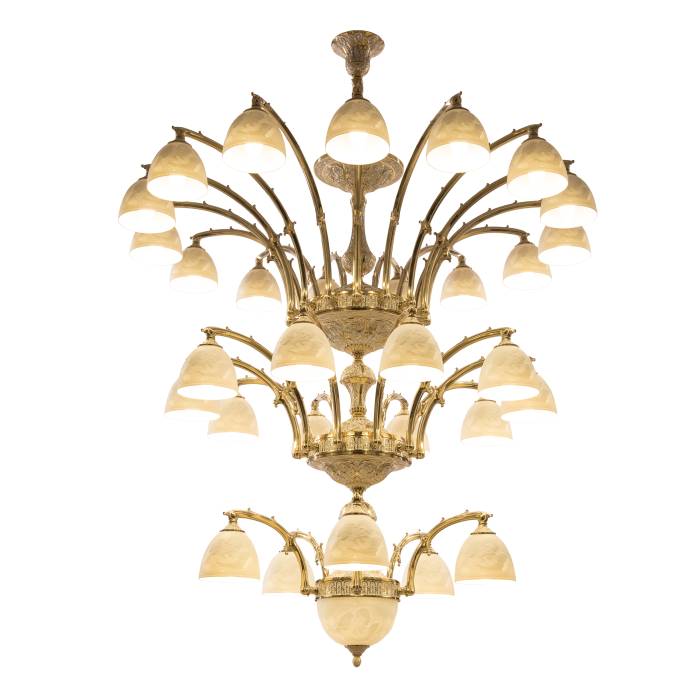 Подвесная люстра Bohemia Verona 72111P/5+10+15/420/3d GW P1 D Angel