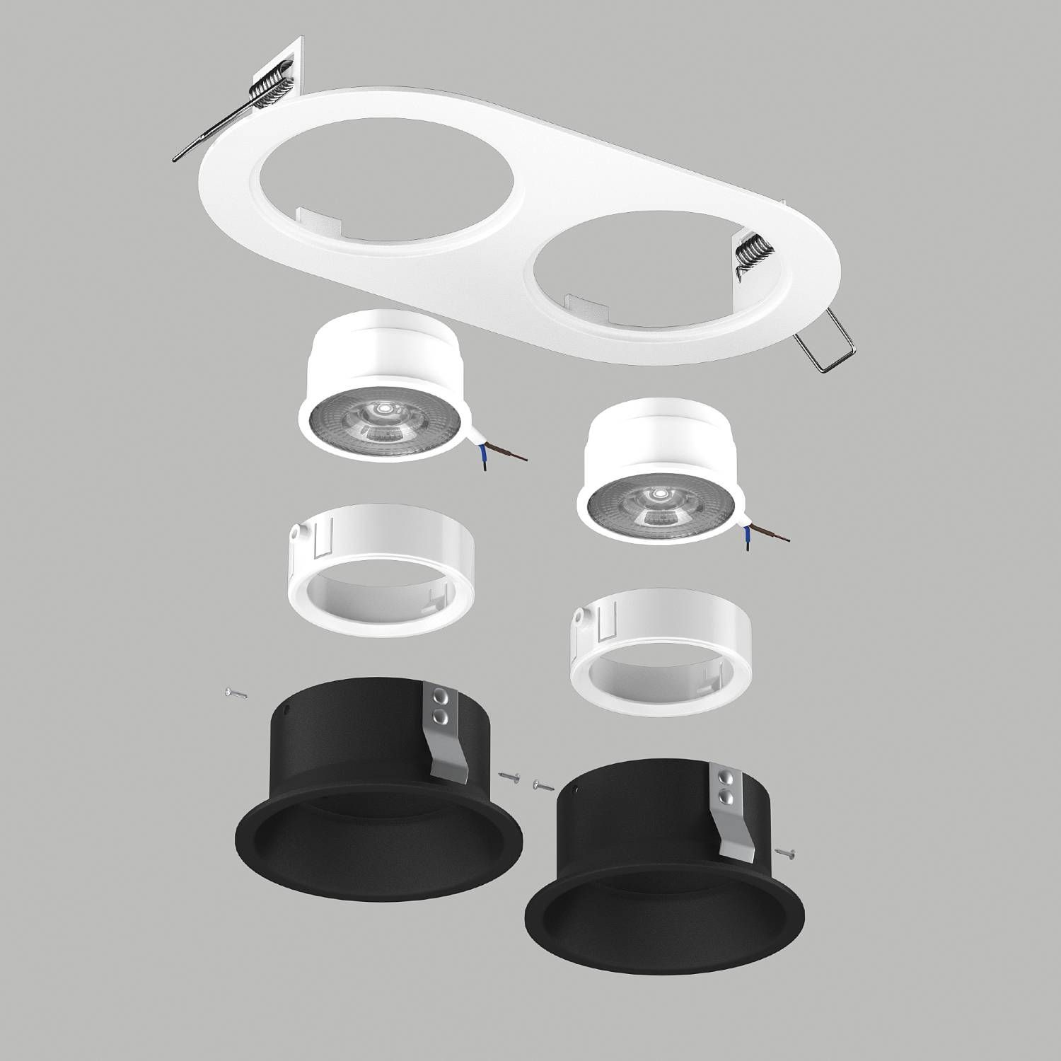 Комплект со светильником Lightstar Domino D6560707WMOD