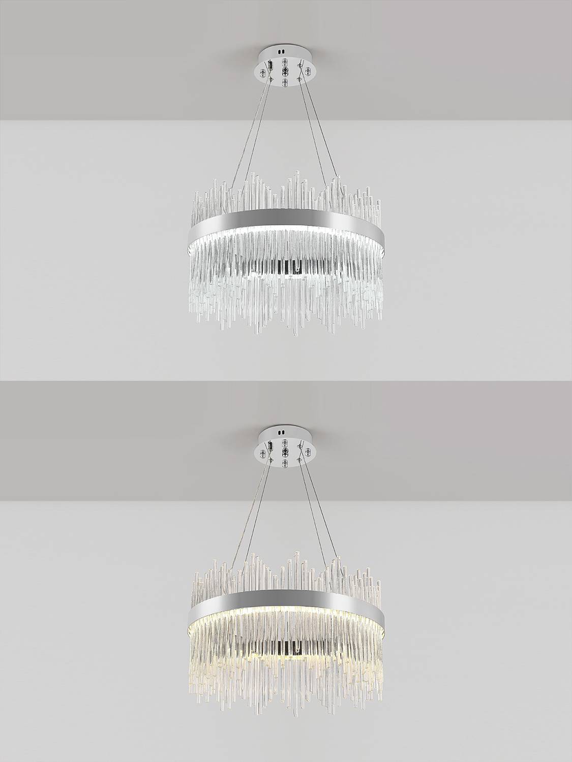 Подвесная люстра Natali Kovaltseva Smart Нимбы LED LAMPS 81261