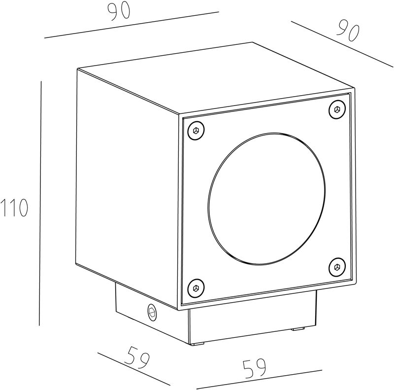 Уличный настенный светильник Deko-Light Cubodo 730329